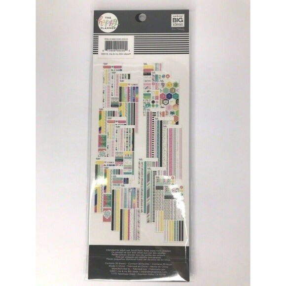 The Happy Planner Washi Stickers 380 Pieces- NEW Sealed! - Picture 5 of 5
